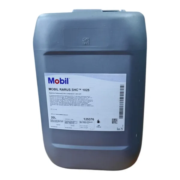 Mobil Rarus SHC 1025 Synthetic Air Compressor Oil - 20 Ltr