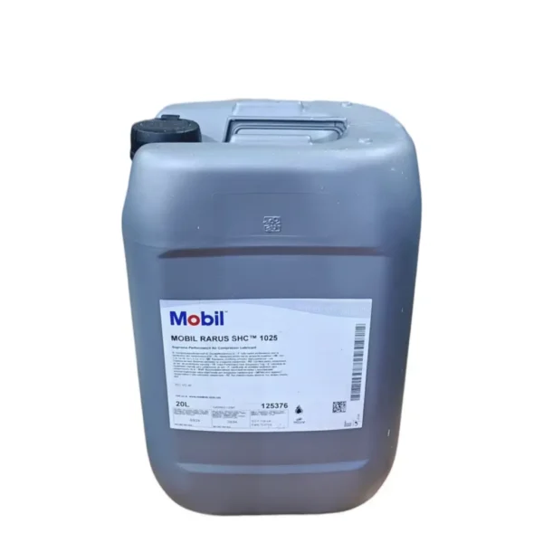 Mobil Rarus SHC 1025 Synthetic Air Compressor Oil - 20 Ltr