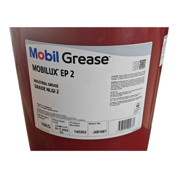 Mobil Mobilux EP 2 Grease - 16 Kg - Image 4