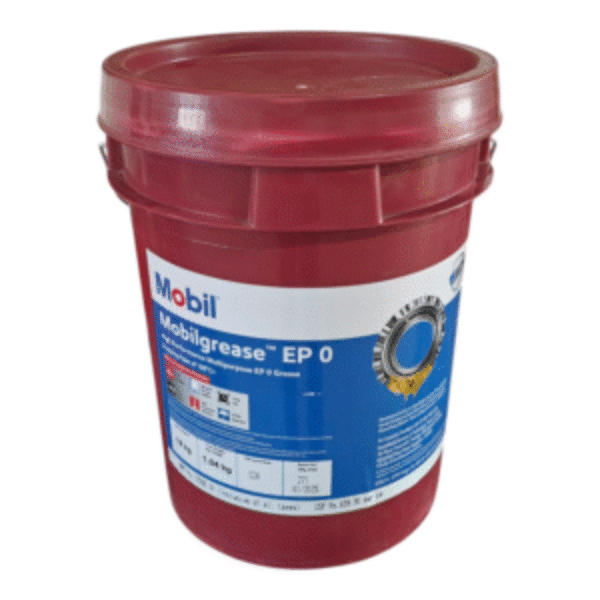 Mobil Mobilgrease EP 0 18kg Pail | High-Performance NLGI 0 Grease for Centralized Systems & Wear Protection